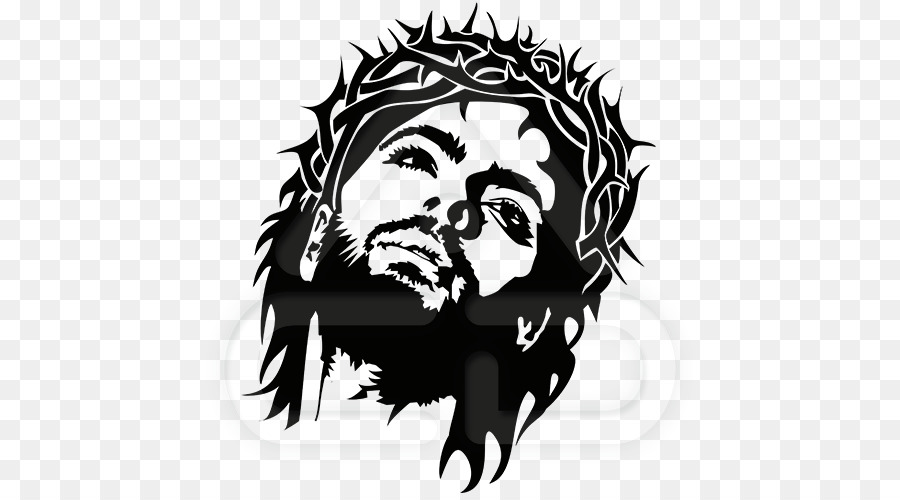 900x500 Holy Face Of Jesus Crown Of Thorns Drawing