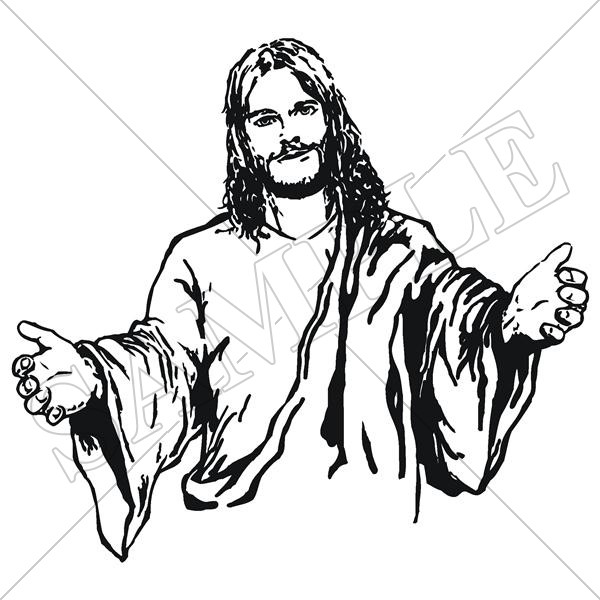 Jesus Vector at GetDrawings | Free download