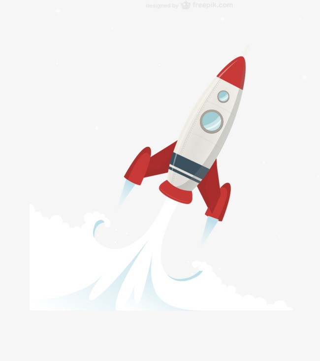 650x733 Vector Simple Cartoon Rocket Jet, Cartoon Vector, Rocket Vector