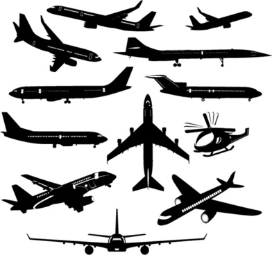 392x368 Airplane Free Vector Download (373 Free Vector) For Commercial Use