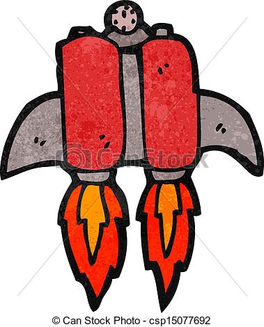 379x470 Retro Cartoon Jet Pack.