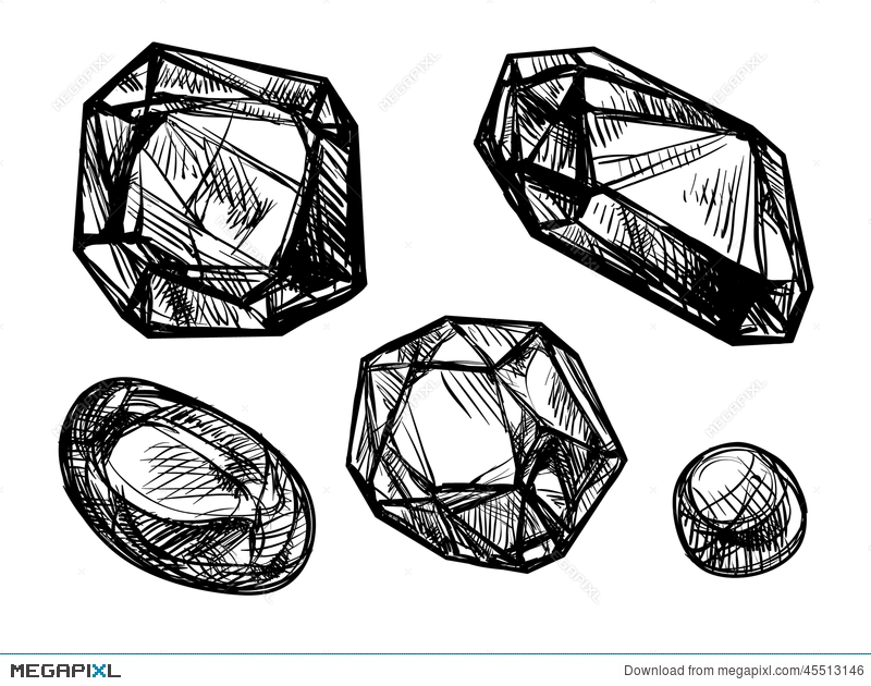 800x630 Jewelry, Vector Sketch Illustration 45513146