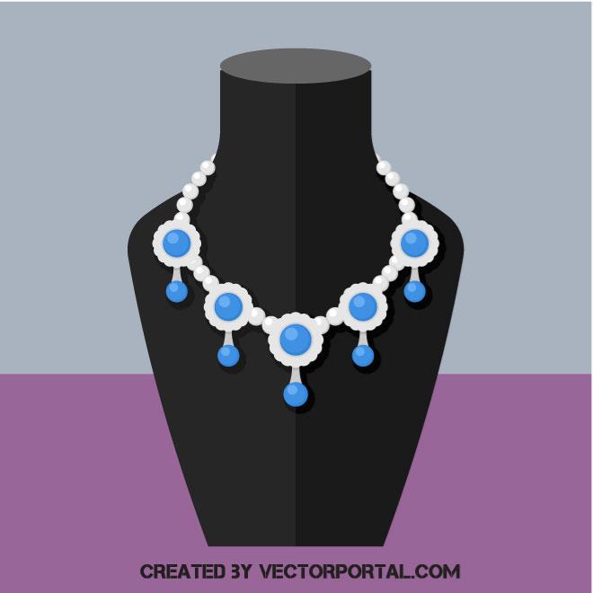 660x660 Necklace Vector Image