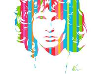 200x150 Stunning Jim Morrison Vector Digital Artwork For Sale On Fine