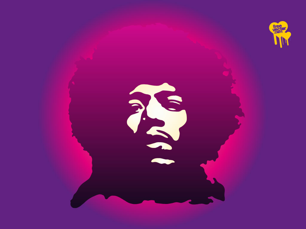 1024x768 Jimi Hendrix Purple Haze