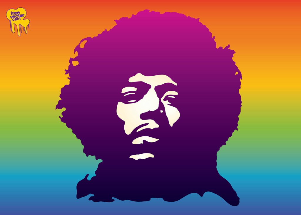 1024x730 Jimi Hendrix Vector Art Amp Graphics