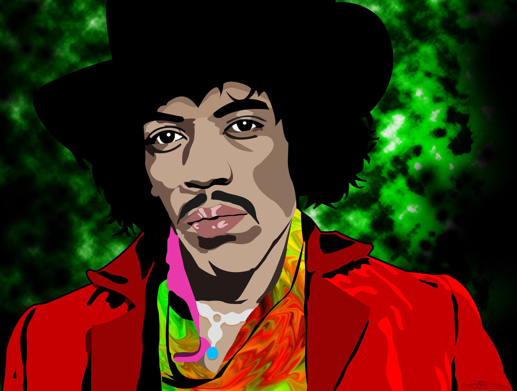 1027x778 Jimi Hendrix Vector Art By Sydneyborn1078