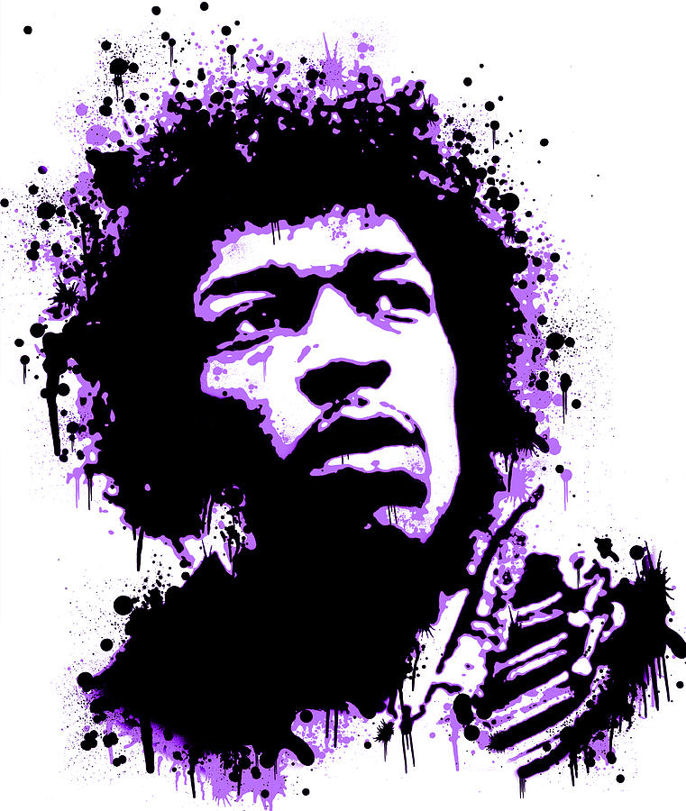 761x900 Jimi Hendrix Clipart