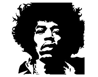340x270 Jimi Hendrix Vector Etsy