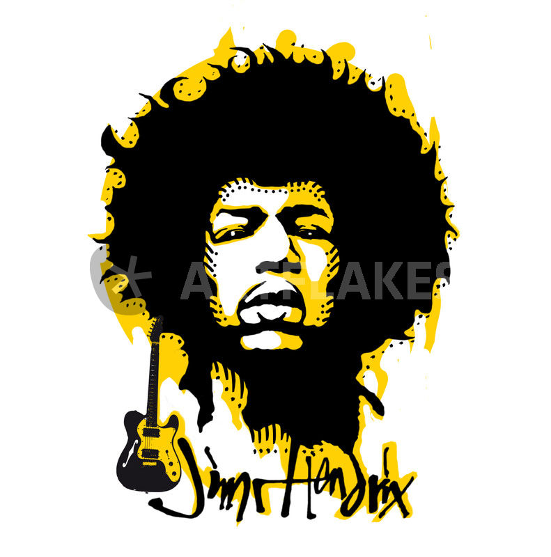 791x800 Jimmy Hendrix Graphicillustration Art Prints And Posters By