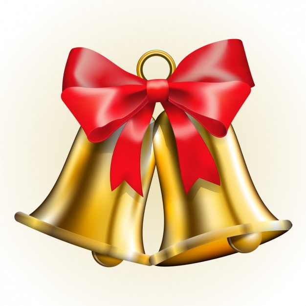 626x626 Jingle Bells With Red Loop Vector Free Download