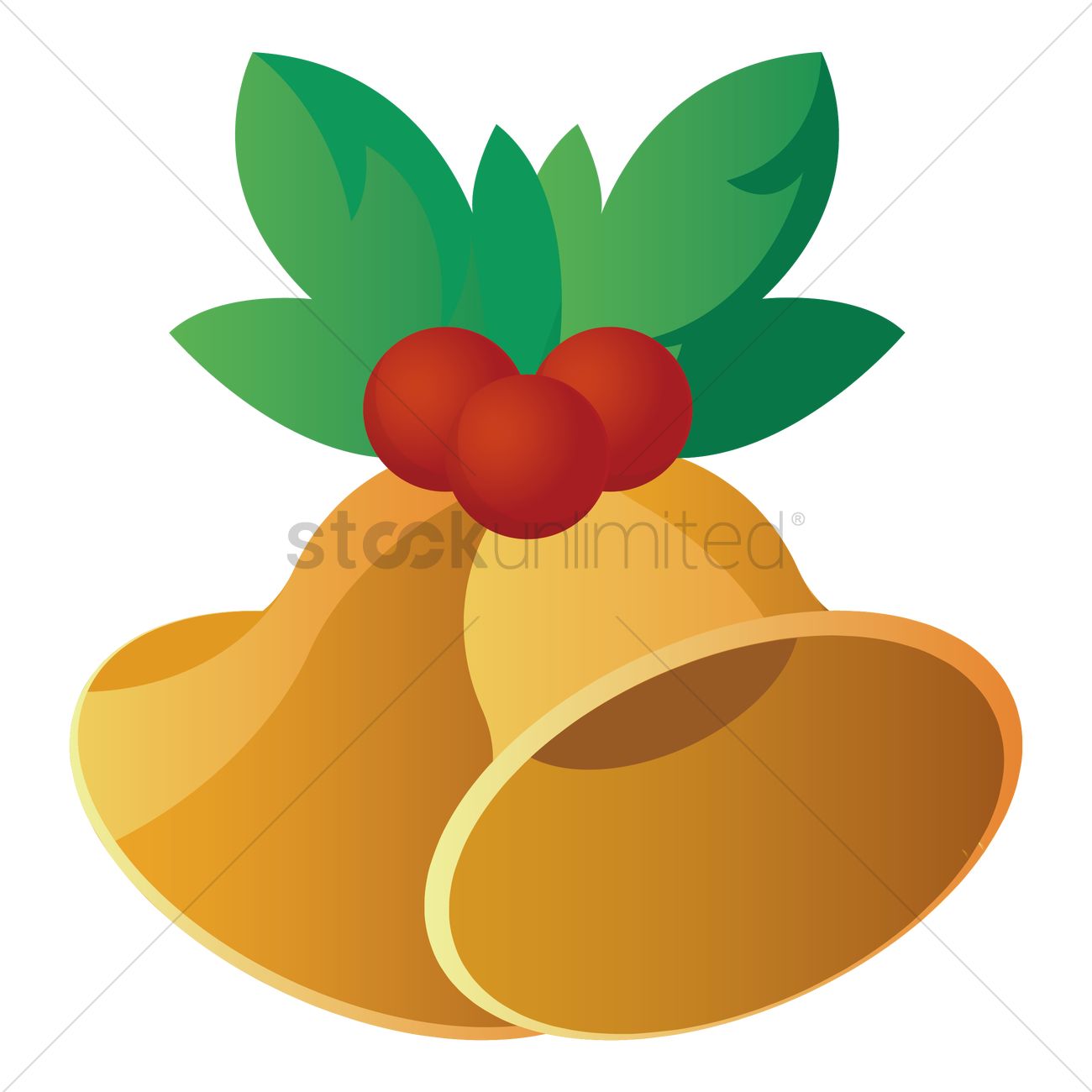 1300x1300 Christmas Jingle Bells Vector Image