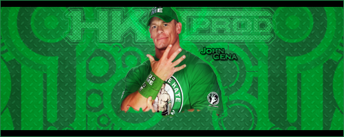 500x200 John Cena Vector By H K N