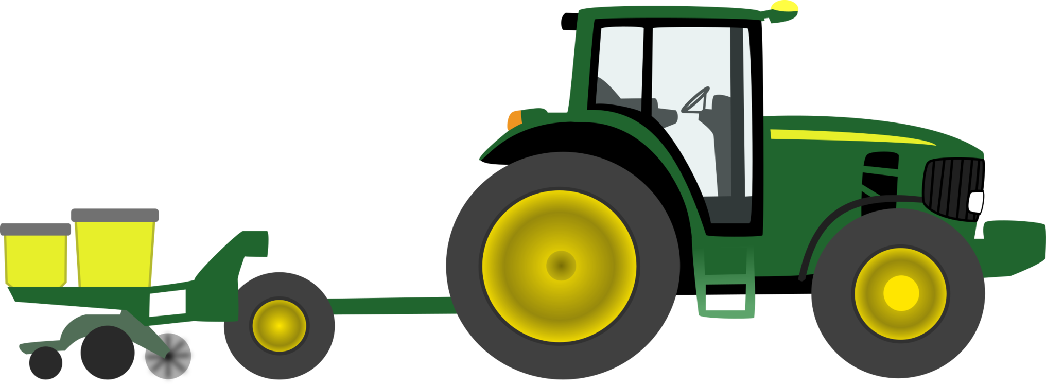 2032x750 19 Farmer Vector Farming Tractor Huge Freebie! Download For