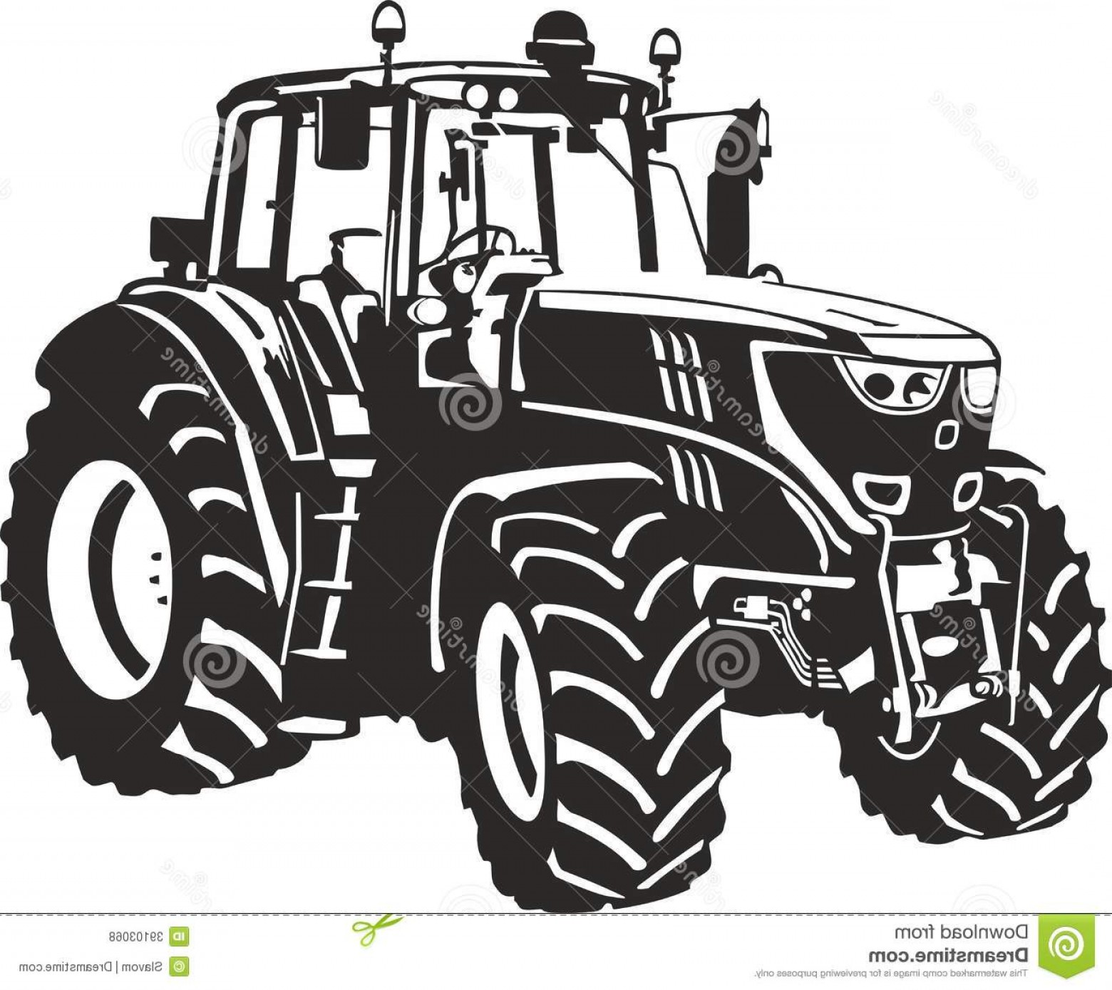 John Deere Tractor Vector at GetDrawings | Free download