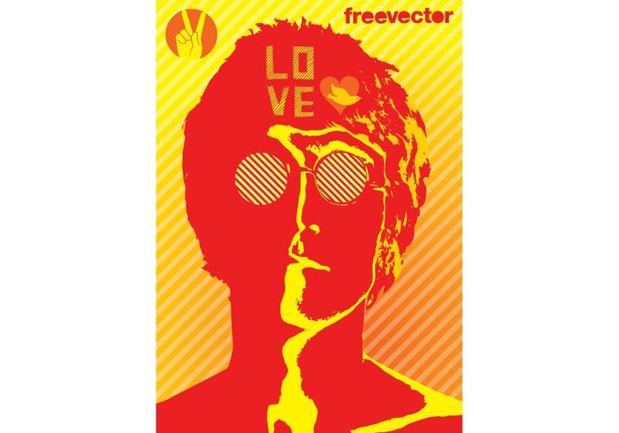 700x490 John Lennon Vector