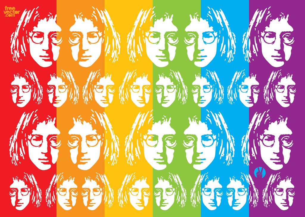 1024x729 John Lennon Vector Art Vector Art Amp Graphics