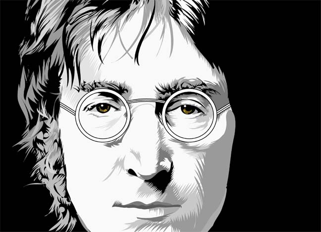 648x468 John Lennon Vector By Choffman36
