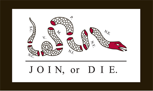 Join Or Die Vector
