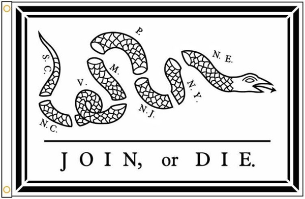 600x392 Benjamin Franklin Cartoon Join Or Die Quotes