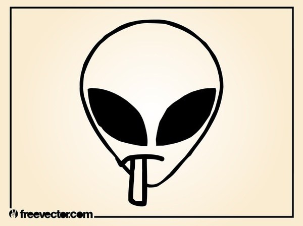 600x448 Alien Smoking Joint Free Vector 123freevectors
