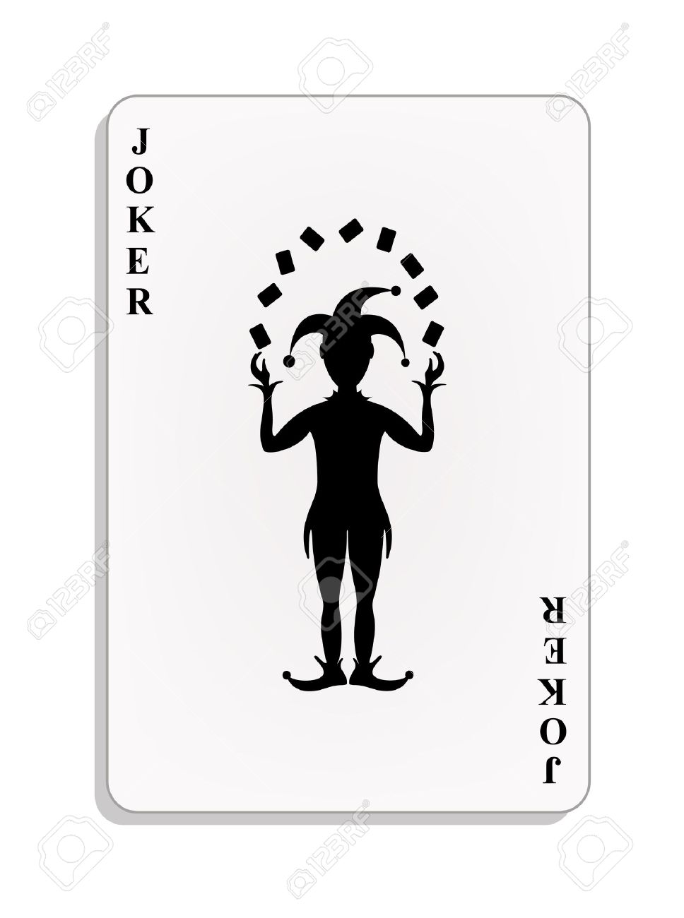 968x1300 Playing Card Joker Vector. Troy Baker