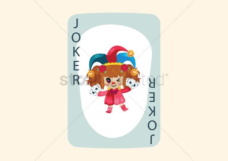 450x318 Free Joker Card Stock Vectors Stockunlimited