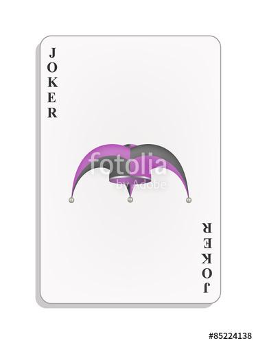 373x500 Playing Card With Joker Hat Stock Image And Royalty Free Vector