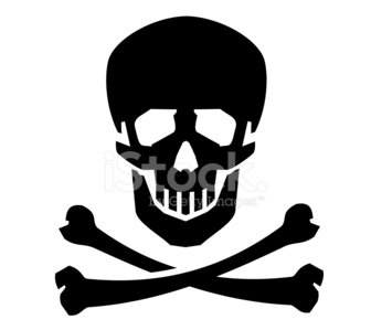 336x299 Jolly Roger Vector Logo Design Human Skull Or Dead Stock Vectors