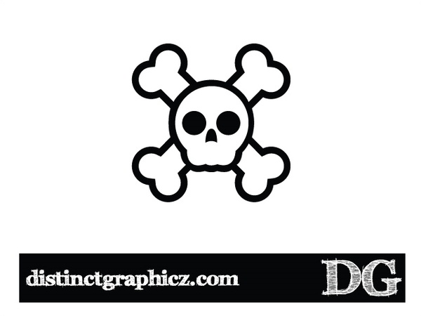 600x450 Jolly Rogers Skull Free Vector In Encapsulated Postscript Eps
