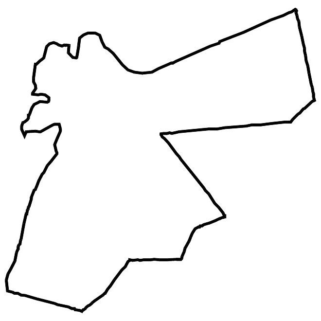660x660 Jordan Vector Map
