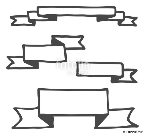 500x463 Hand Drawn Bullet Journal Headers Or Banner Vector Illustration