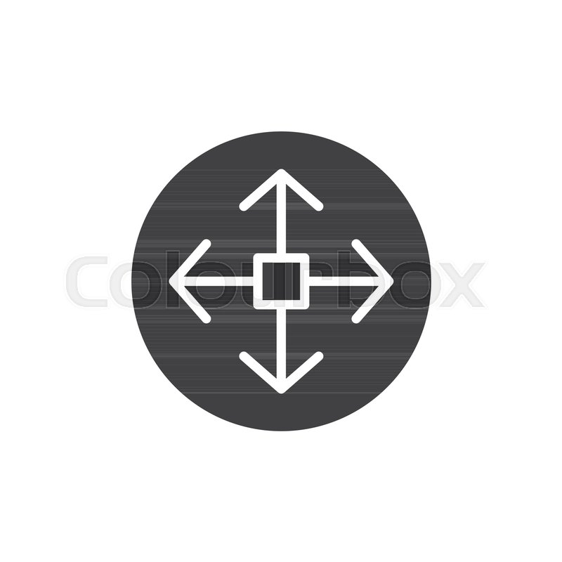 800x800 Remote Controller Joystick Icon Vector, Filled Flat Sign, Solid