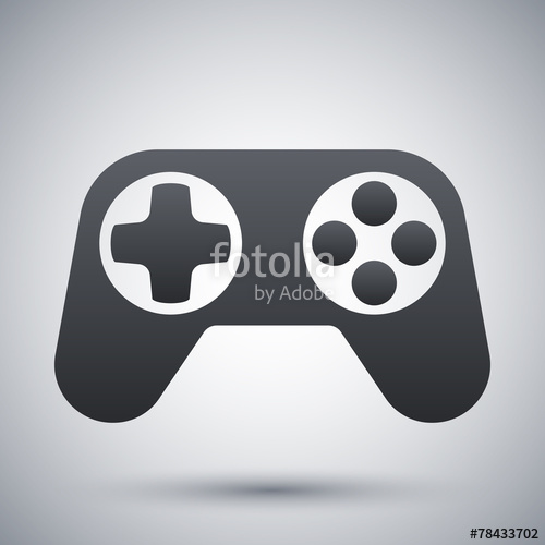 500x500 Gamepad Icon, Vector Stock Image And Royalty Free Vector Files On