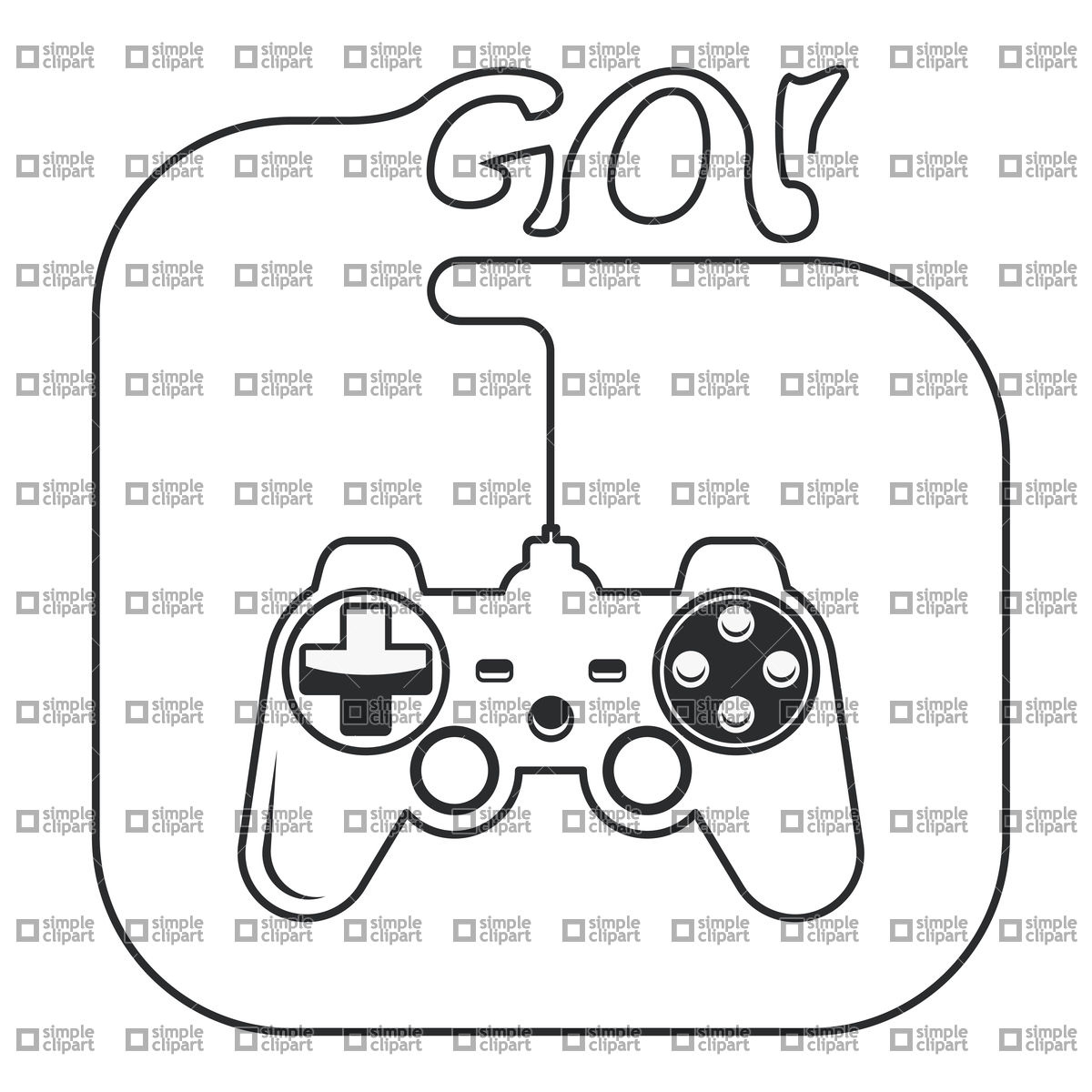 1200x1200 Gamepad In Hands Icon