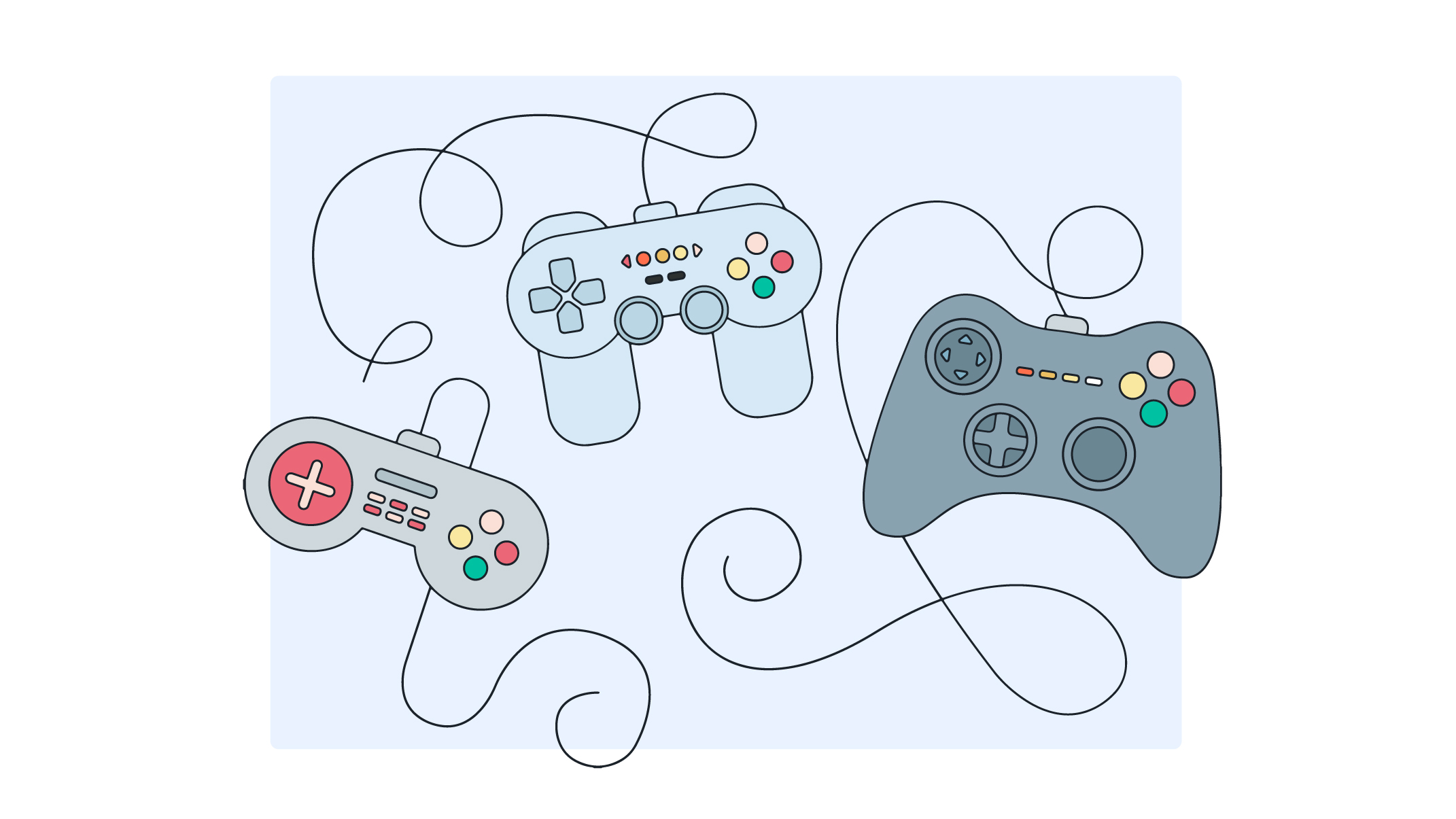 2142x1205 Joystick Free Vector Art