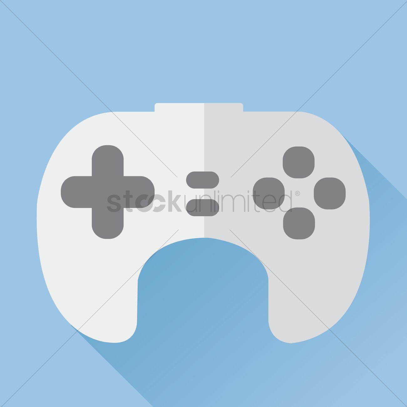 1300x1300 Joystick Vector Image