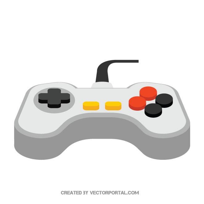 660x660 Game Console Joystick Vector Image Technology Vector