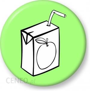 300x303 Przypinka Apple Juice Box Vector Image 1szt
