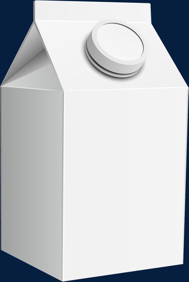 650x972 White Milk Box Vector, Milk Clipart, Carton Beverage, Juice Box