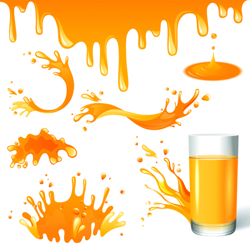 500x487 Vector Orange Juice Design Elements Free Vector In Encapsulated