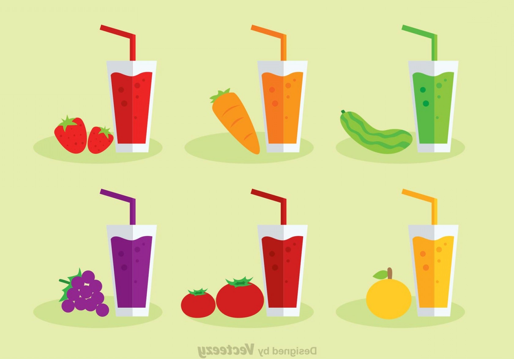 1680x1176 Vegetable And Fruit Juice Vector Shopatcloth