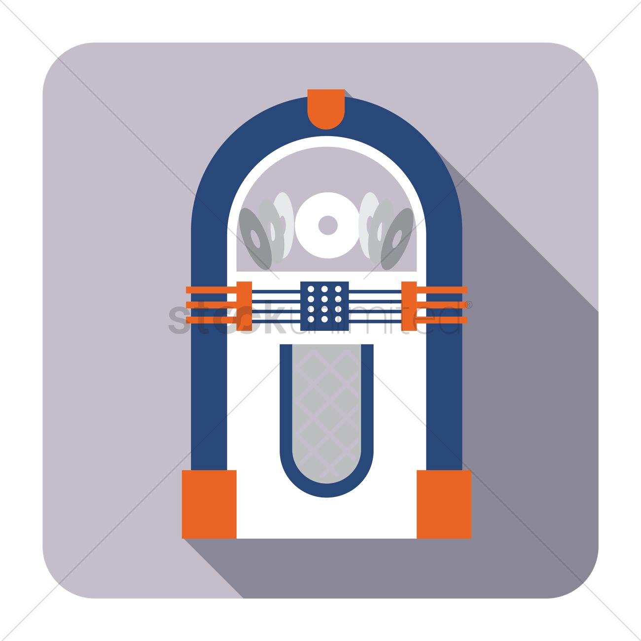 1300x1300 Free Jukebox Vector Image
