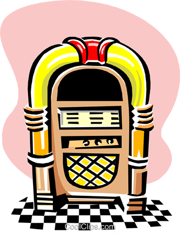 370x480 Jukebox Royalty Free Vector Clip Art Illustration Arts0466