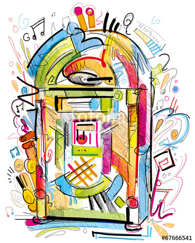 402x500 Crazy Jukebox Stock Image And Royalty Free Vector Files On