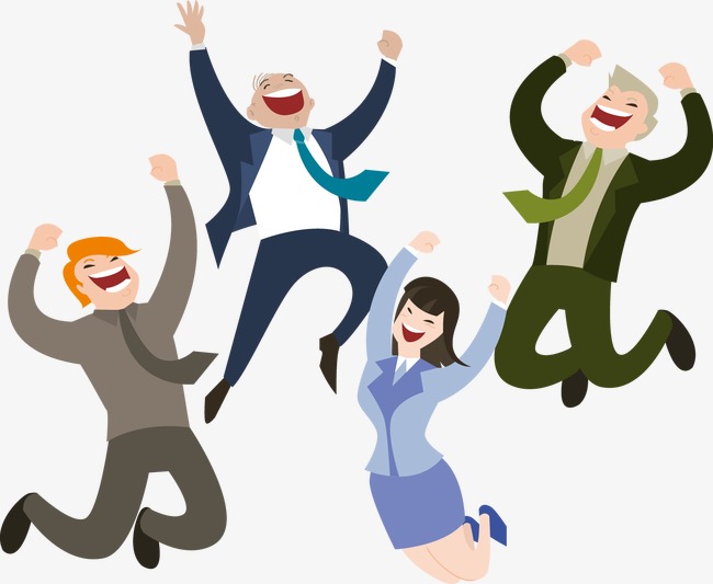 650x533 Happy People Jumping Vector, People Vector, Happy, Jump Png And