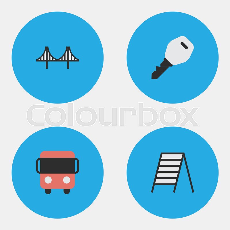 800x800 Elements Open, Stairs, Autobus And Other Synonyms Ladder, Key And