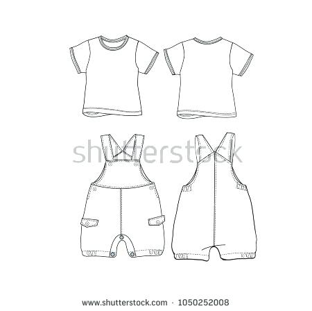 450x448 Free Vector T Shirt Template Baby Download