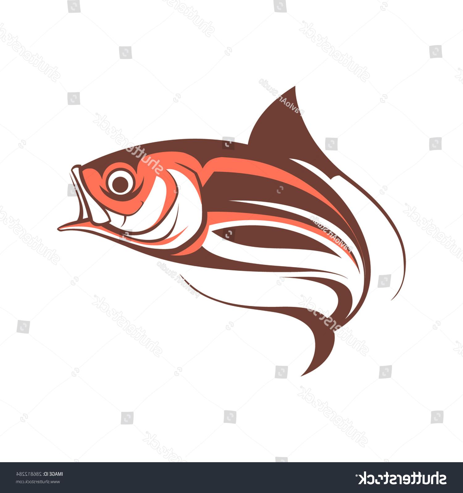 1500x1600 Best Stock Vector Jumping Fish Logo Template Illustration Image
