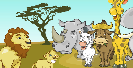 Jungle Animals Vector